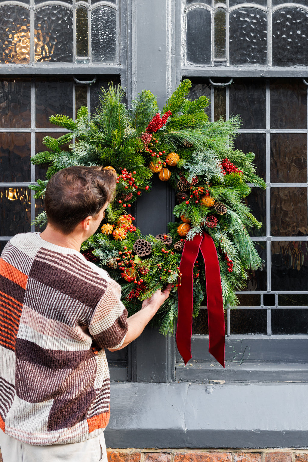 Classic Festive Forage Wreath - Pre-order Now