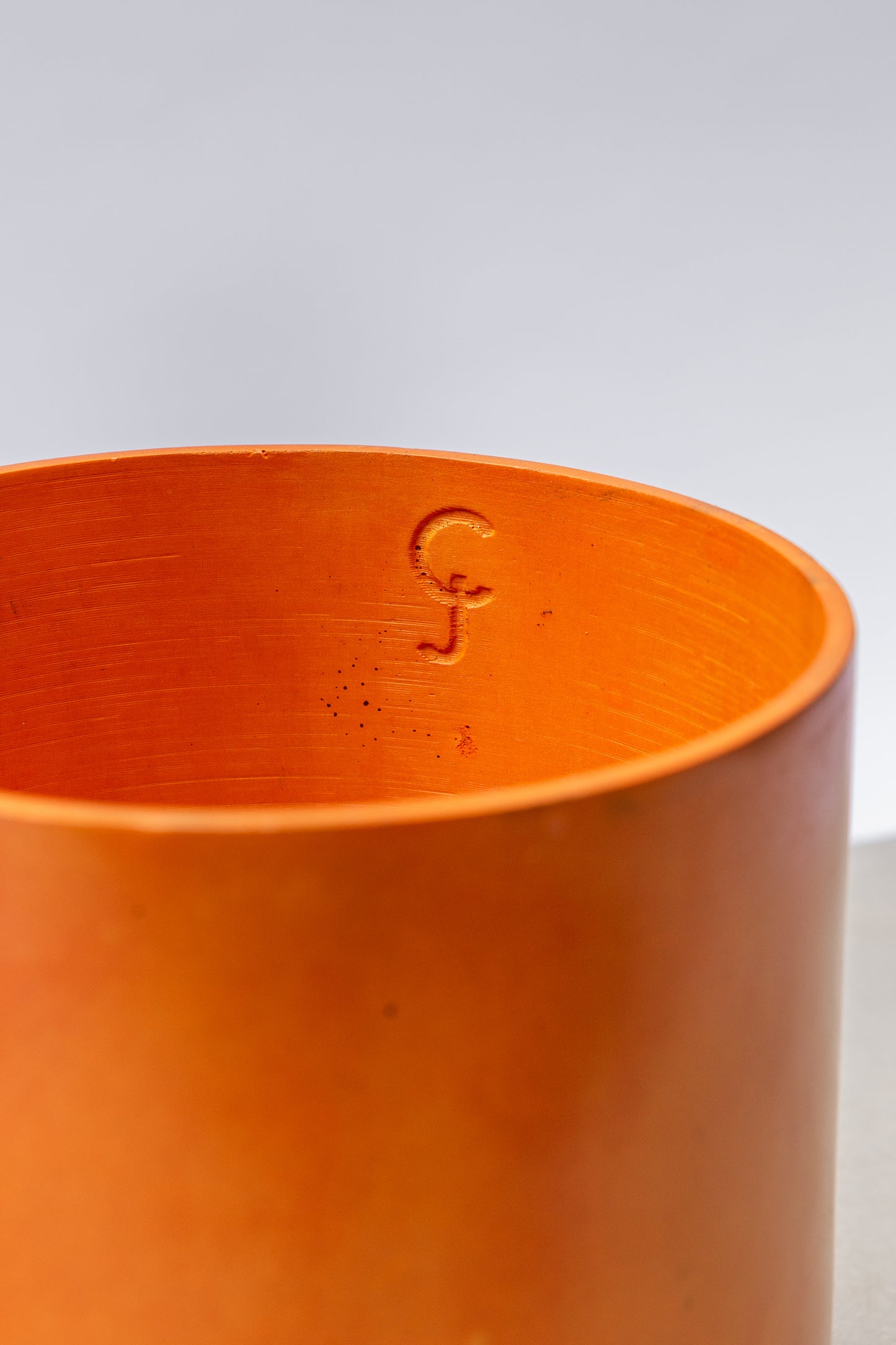 Bold Orange Plant Pot