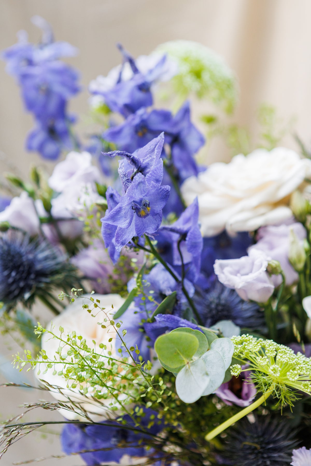 Something Blue Bud Vase Arrangement