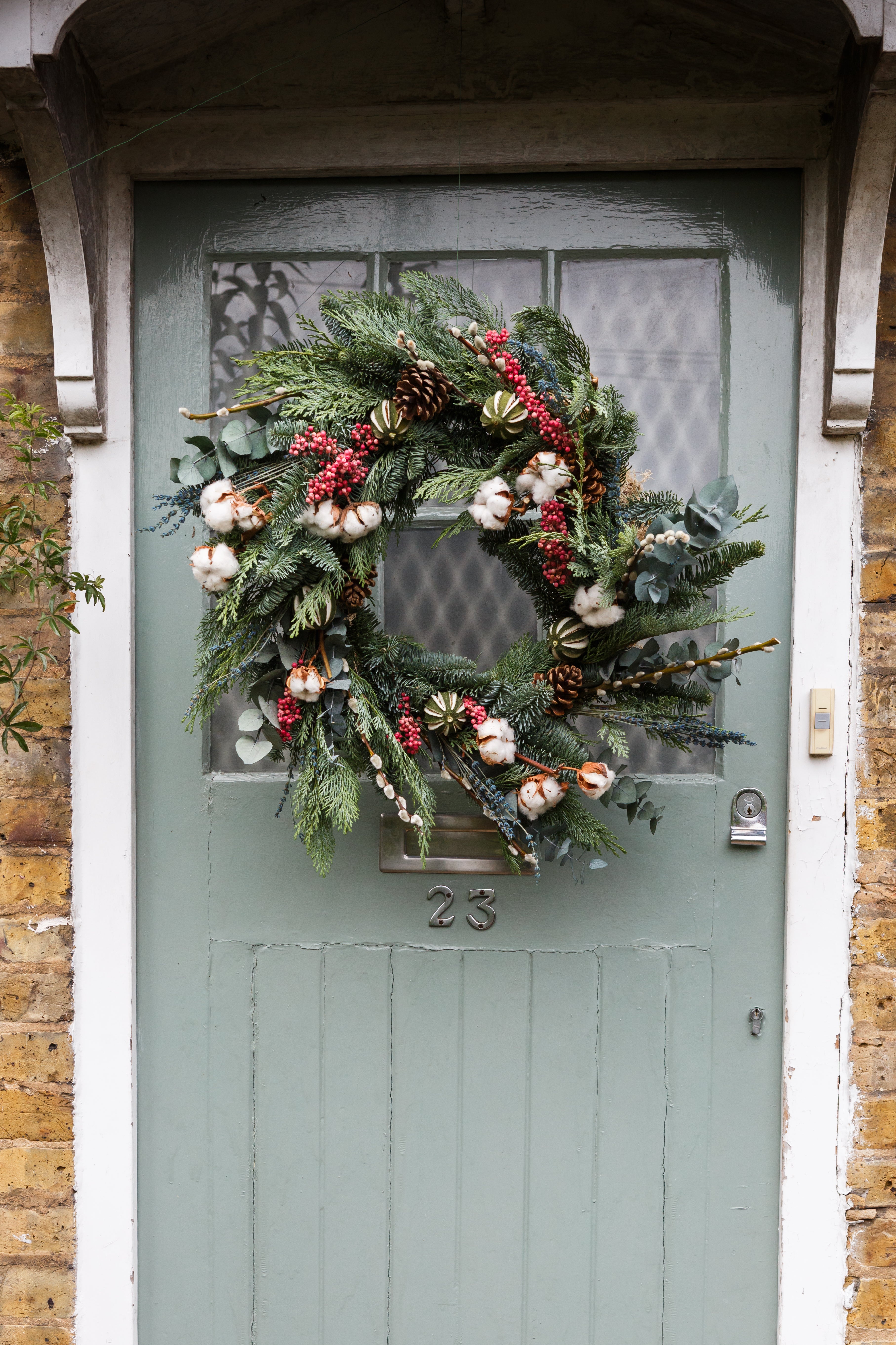 Blue Spruce Christmas Wreath