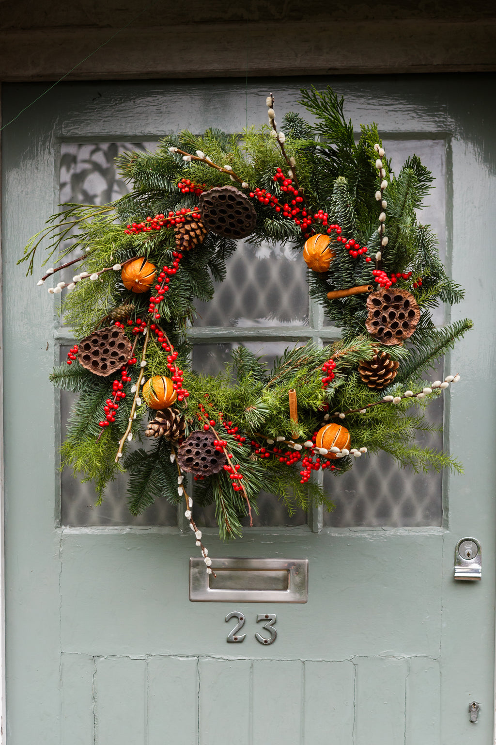 Classic Festive Forage Wreath
