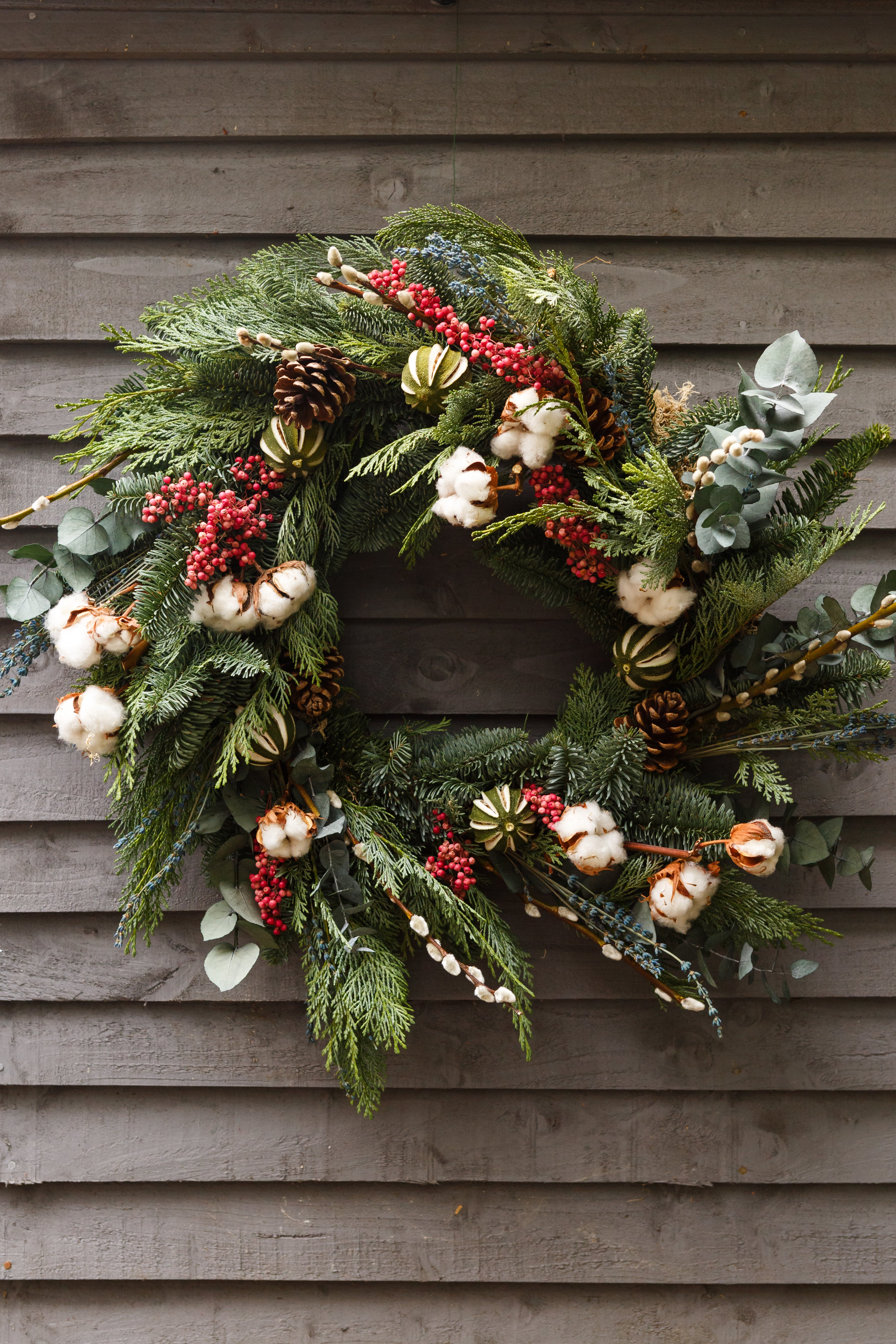 Blue Spruce Christmas Wreath