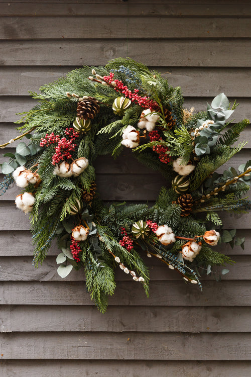 Blue Spruce Christmas Wreath
