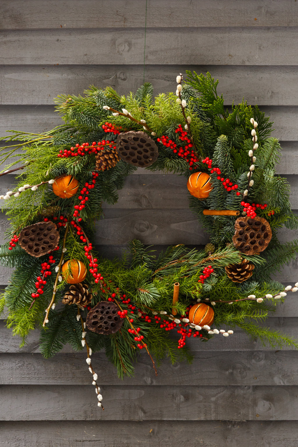 Classic Festive Forage Wreath