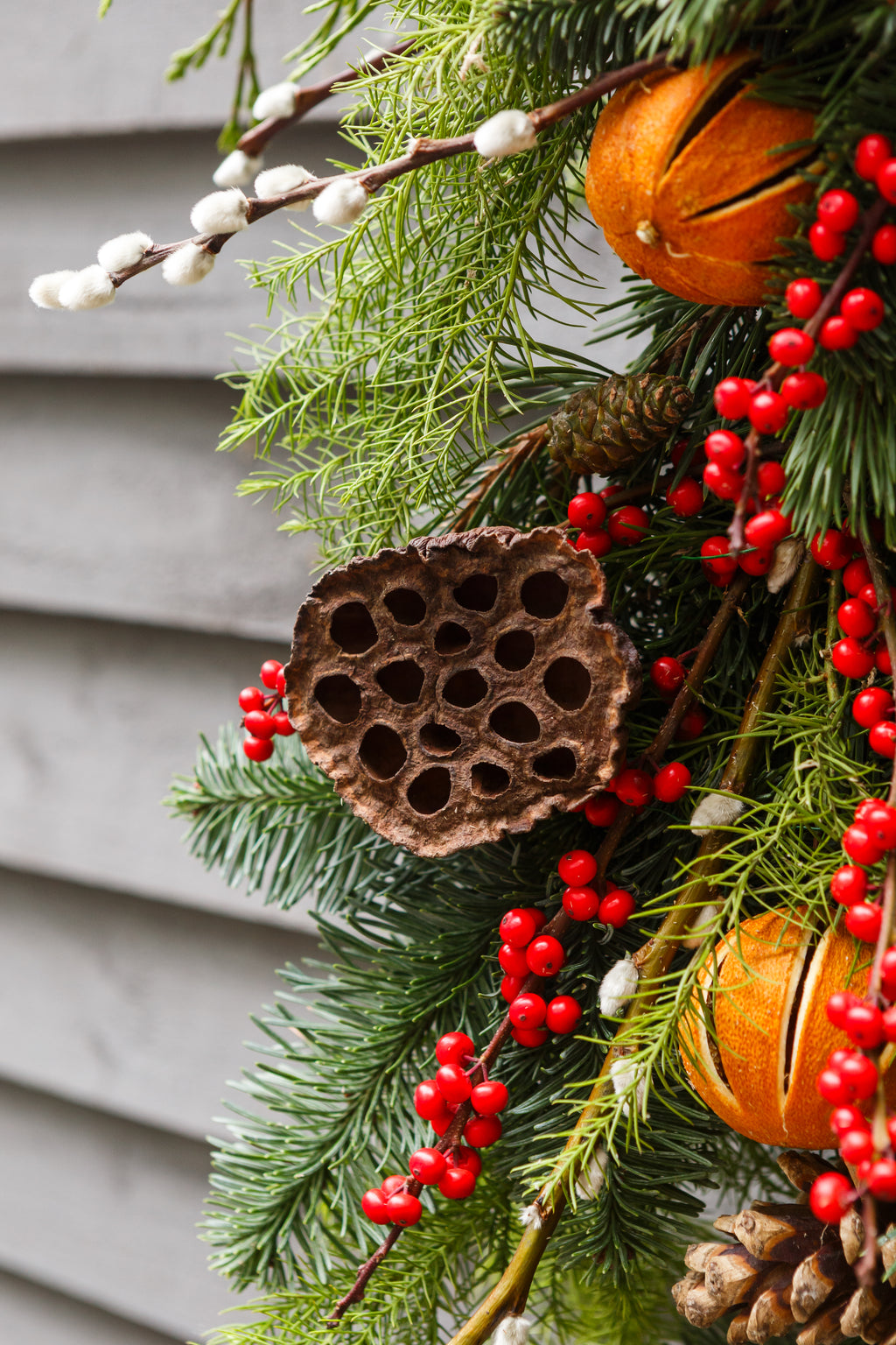 Classic Festive Forage Wreath